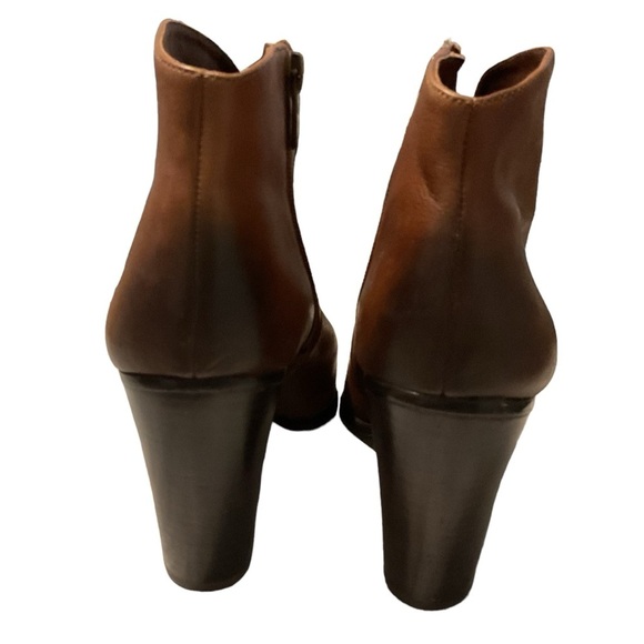Vince Camuto Franell Leather Booties, Size 10 Rich Cognac VC-FRANELL - Picture 5 of 8